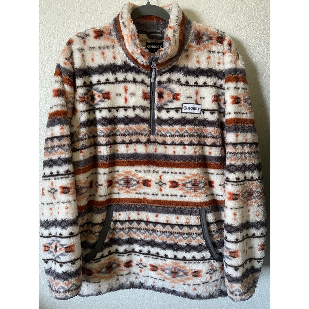 Hooey women’s Sherpa pullover, like new!